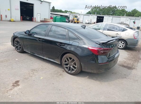 2HGFE2F52PH563262 2023 HONDA CIVIC Black Rear left