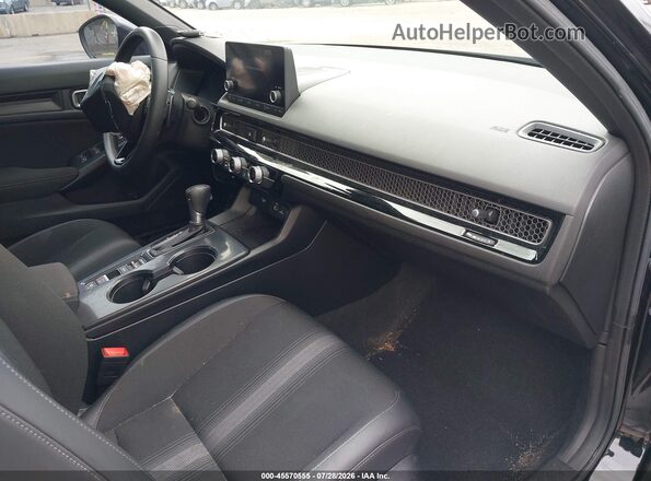 2HGFE2F52PH563262 2023 HONDA CIVIC Black Front interior view