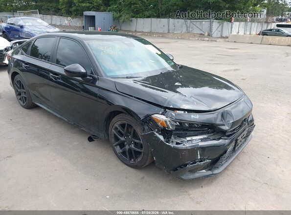 2HGFE2F52PH563262 2023 HONDA CIVIC Black Front view