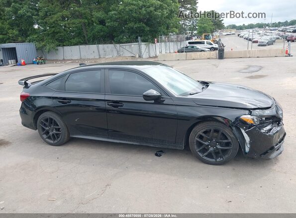 2HGFE2F52PH563262 2023 HONDA CIVIC Black Rear interior view