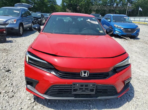 2HGFE2F52PH564847 2023 HONDA CIVIC Red Դիմացի տեսք
