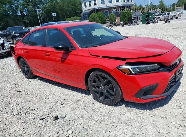 2HGFE2F52PH564847 2023 HONDA CIVIC Red Առջևի աջ
