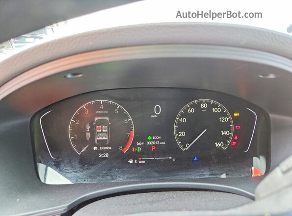 2HGFE2F52RH505347 2024 HONDA CIVIC Серебряный Вид щитка приборов