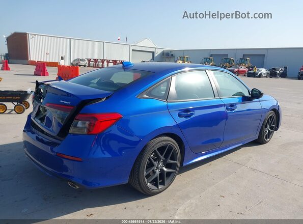 2HGFE2F52RH539014 2024 HONDA CIVIC Синий Задняя правая четверть