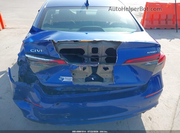 2HGFE2F52RH539014 2024 HONDA CIVIC Синий Вид спереди