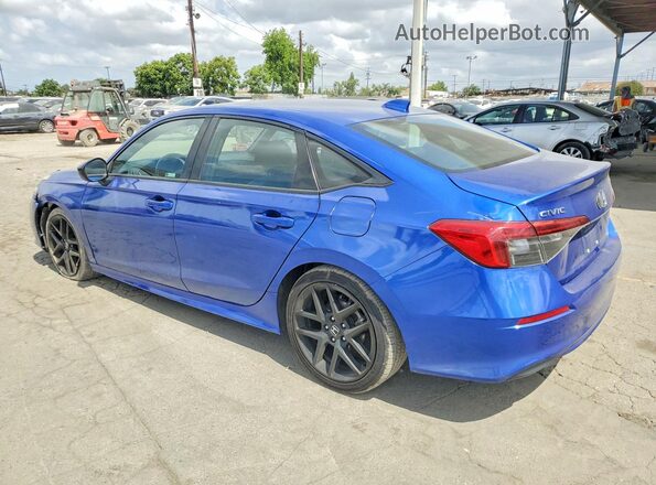 2HGFE2F52RH539482 2024 HONDA CIVIC Синий Задняя левая четверть