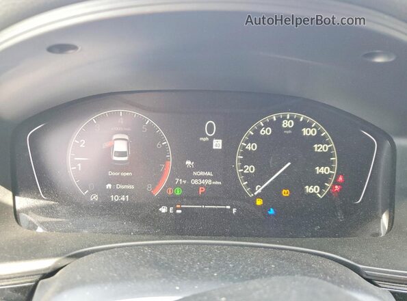 2HGFE2F52RH539482 2024 HONDA CIVIC Синий Вид щитка приборов