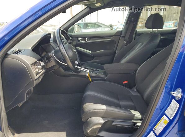 2HGFE2F52RH539482 2024 HONDA CIVIC Синий Вид салона спереди