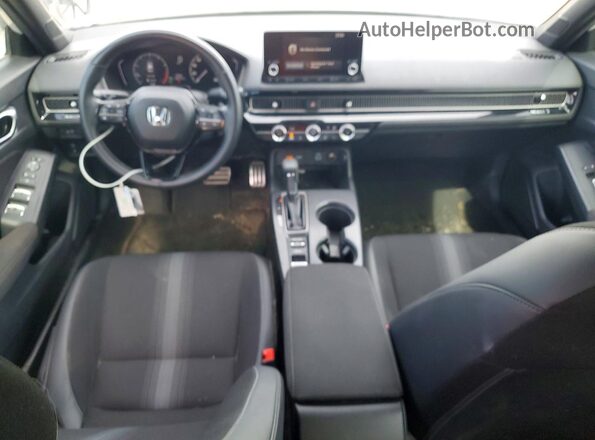 2HGFE2F52RH545055 2024 HONDA CIVIC White Вид панелі приладів