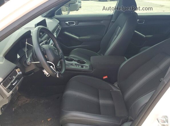 2HGFE2F52RH545055 2024 HONDA CIVIC White Вид салону спереду
