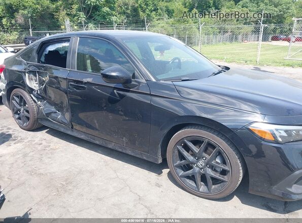 2HGFE2F52RH550773 2024 HONDA CIVIC Black Սալոնի հետևի տեսք