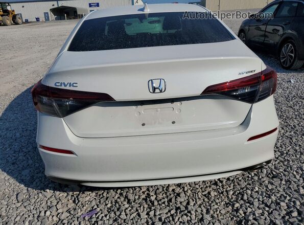 2HGFE2F52SH501577 2025 HONDA CIVIC White Вид ззаду