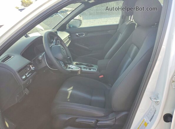 2HGFE2F52SH501577 2025 HONDA CIVIC White Вид салону спереду