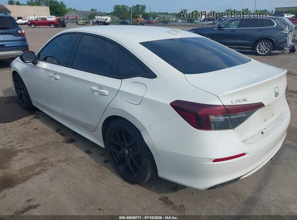 2HGFE2F52SH504463 2025 HONDA CIVIC White Հետևի ձախ