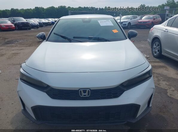 2HGFE2F52SH504463 2025 HONDA CIVIC White Սարքավորումների վահանակի տեսք