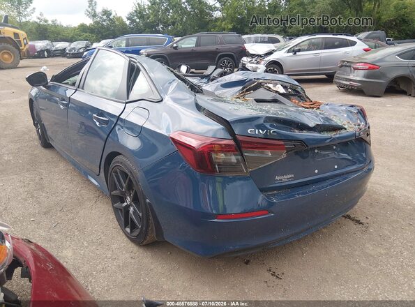 2HGFE2F52SH508593 2025 HONDA CIVIC Blue უკანა მარცხენა