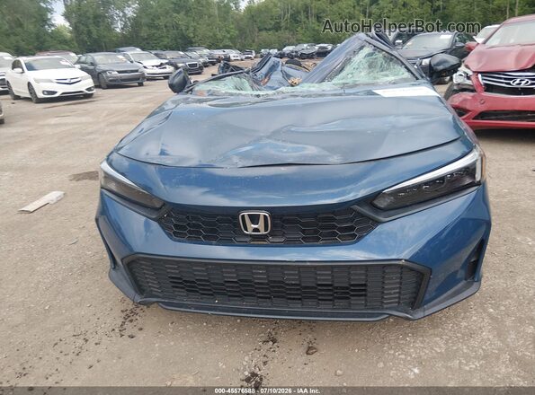 2HGFE2F52SH508593 2025 HONDA CIVIC Blue ხელსაწყოთა პანელის ხედი