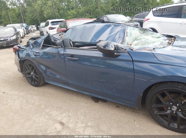 2HGFE2F52SH508593 2025 HONDA CIVIC Blue უკანა სალონის ხედი