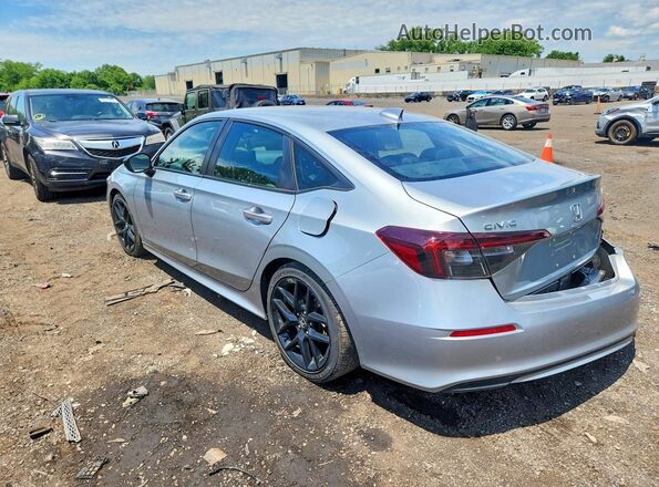 2HGFE2F52SH511851 2025 HONDA CIVIC Silver Trasero izquierdo