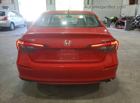 2HGFE2F52SH565277 2025 HONDA CIVIC Red Rear view