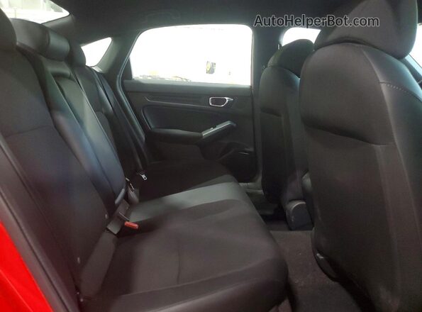 2HGFE2F52SH565277 2025 HONDA CIVIC Red Rear seats view