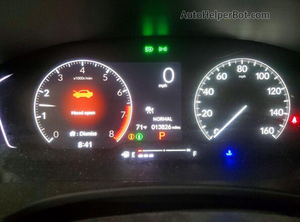 2HGFE2F52SH565277 2025 HONDA CIVIC Red Instrument cluster view