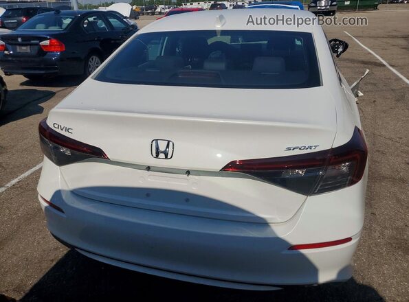 2HGFE2F52SH588557 2025 HONDA CIVIC White Widok z tyłu