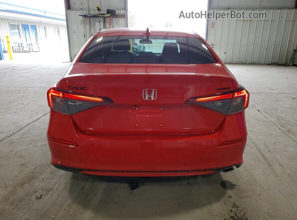 2HGFE2F52TH507753 2026 HONDA CIVIC Красный Вид сзади