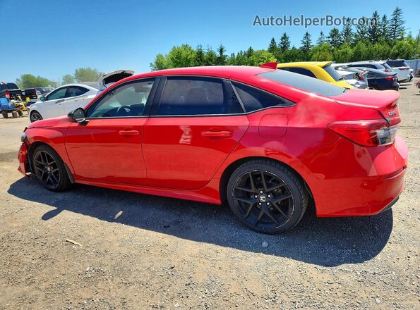 2HGFE2F53NH102245 2022 HONDA CIVIC Red Задня ліва чверть