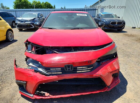 2HGFE2F53NH102245 2022 HONDA CIVIC Red Вид спереду