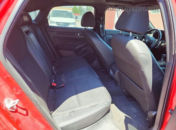 2HGFE2F53NH102245 2022 HONDA CIVIC Red Вид задніх сидінь