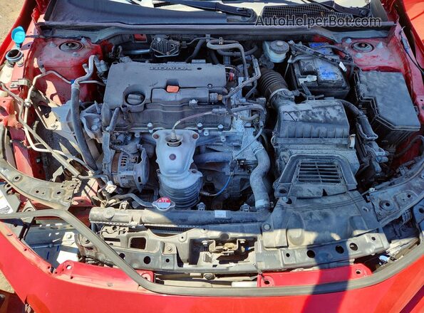 2HGFE2F53NH102245 2022 HONDA CIVIC Red Вид задньої частини салону