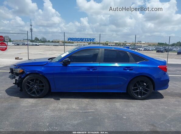 2HGFE2F53NH534737 2022 HONDA CIVIC Blue 