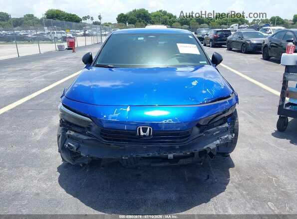 2HGFE2F53NH534737 2022 HONDA CIVIC Blue Вид спереду