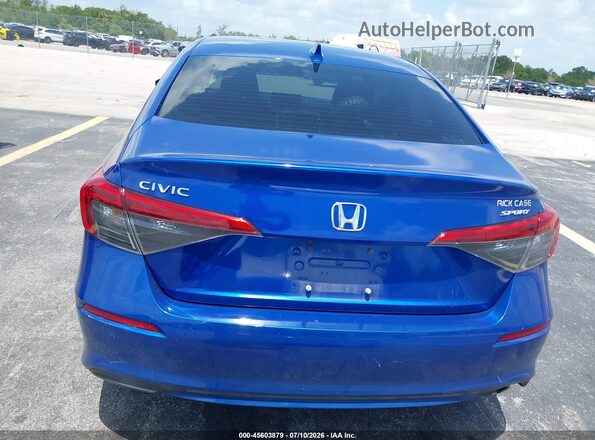 2HGFE2F53NH534737 2022 HONDA CIVIC Blue 