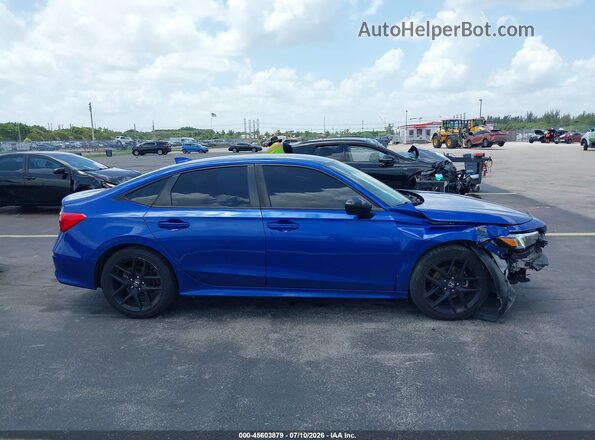 2HGFE2F53NH534737 2022 HONDA CIVIC Blue Панорамний вид салону 360°