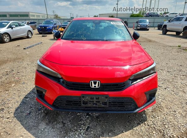 2HGFE2F53NH542224 2022 HONDA CIVIC Red წინა ხედი