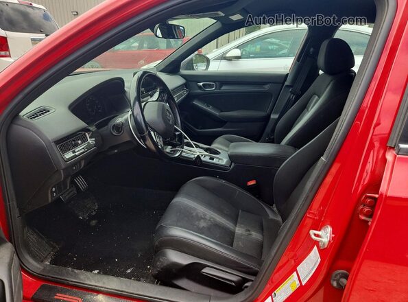 2HGFE2F53NH553031 2022 HONDA CIVIC Red Widok wnętrza z przodu