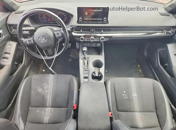 2HGFE2F53NH553031 2022 HONDA CIVIC Red Widok deski rozdzielczej