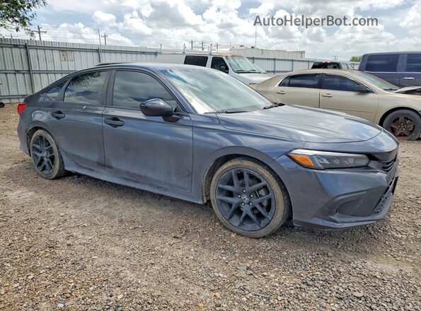 2HGFE2F53NH554910 2022 HONDA CIVIC Gray Przód prawy