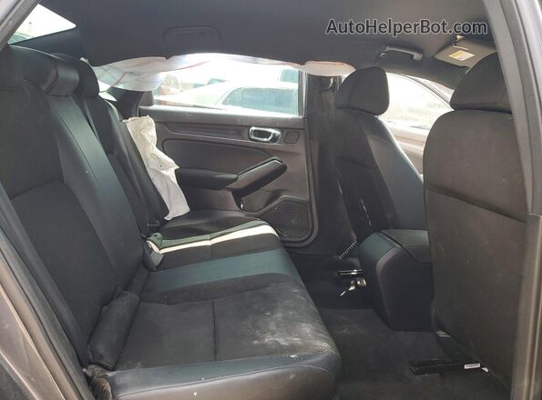 2HGFE2F53NH554910 2022 HONDA CIVIC Gray Widok tylnych siedzeń