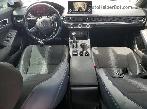 2HGFE2F53NH554910 2022 HONDA CIVIC Gray Widok deski rozdzielczej
