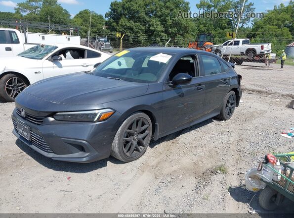 2HGFE2F53NH572808 2022 HONDA CIVIC Gray Przód lewy