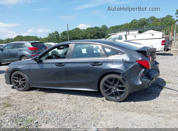 2HGFE2F53NH572808 2022 HONDA CIVIC Gray Widok wnętrza 360 stopni