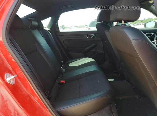 2HGFE2F53NH597997 2022 HONDA CIVIC Red Rear seats view