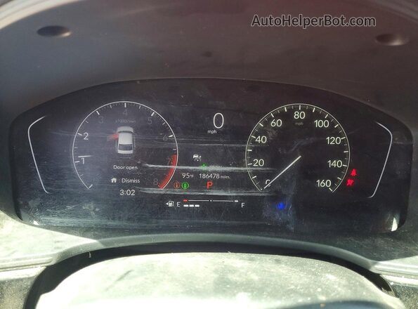 2HGFE2F53NH597997 2022 HONDA CIVIC Red Instrument cluster view