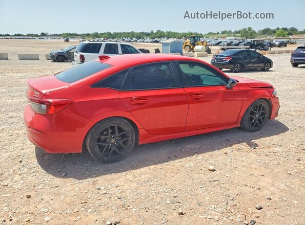 2HGFE2F53NH597997 2022 HONDA CIVIC Red Rear right