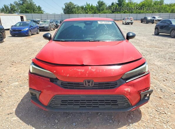 2HGFE2F53NH597997 2022 HONDA CIVIC Red Front view
