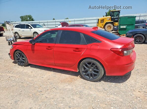 2HGFE2F53NH597997 2022 HONDA CIVIC Red Rear left