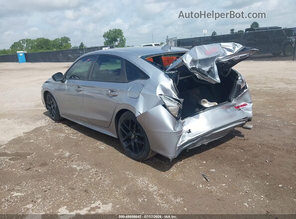 2HGFE2F53NH603121 2022 HONDA CIVIC Silver Rear left